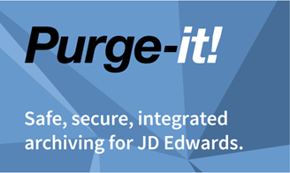 Purge-it data archiving for JD Edwards E1 and World