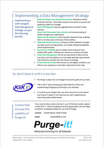 The Importance of Properly Maintaining your JD Edwards (JDE) database Whitepaper