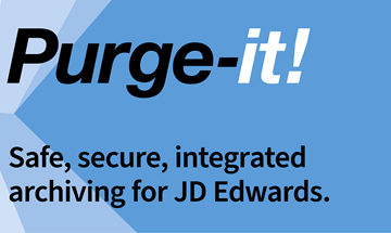 JD Edwards archiving software | Purge-it! is integrated in JD Edwards
