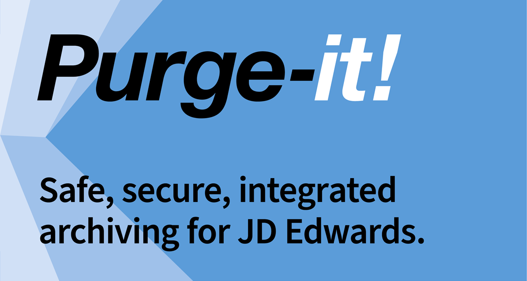 Purge-it! by Klik IT | Data Archiving for JD Edwards E1/World