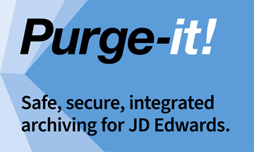 Purge-it! by Klik IT | Data Archiving for JD Edwards E1/World