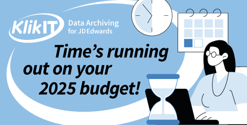 Consider Data Archiving to use up leftover 2025 budget!