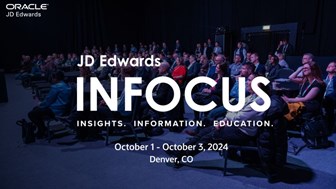 JD Edwards INFOCUS 2024 Conference blog