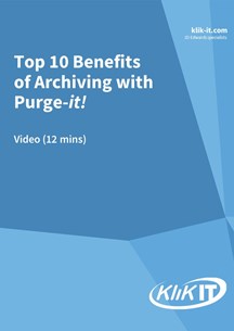 Ten benefits of Archiving JD Edwards data with Purge-it!