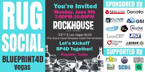 RUG Social event at BLUEPRINT 4D Vegas