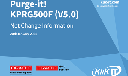 Purge-it! Version 5 Net Change Information