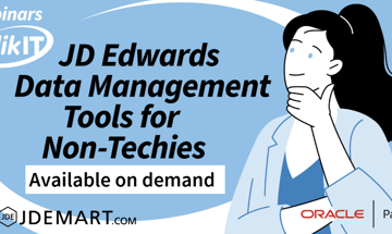 On-demand Webinar | JD Edwards Data Management Tools for Non-Techies | Manage-it