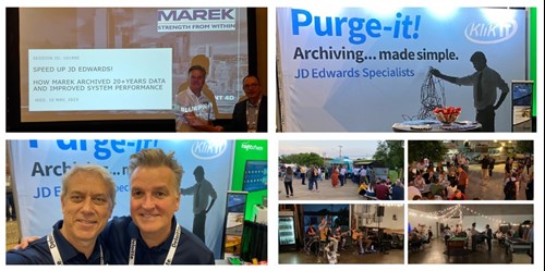 Klik IT at BP4D in Dallas, TX | Archiving JD Edwards E1 with Purge-it!