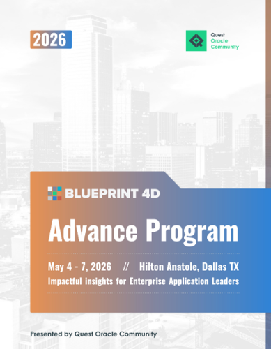 BLUEPRINT 4D 2026 Advance Program