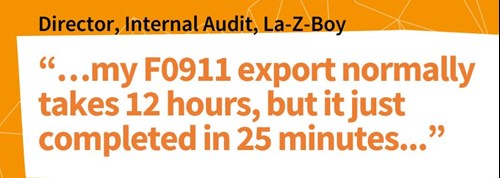 La-Z-Boy Case Study | 97% reduction in report run time | JD Edwards archiving