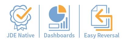 Purge-it! archiving solution features | JDE Native | Dashboard interface | Easy reversal safety net